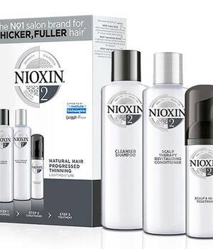 3-СТУПЕНЧАТАЯ СИСТЕМА NIOXIN № 2 (300 мл) Для натуральных истонченных волос
